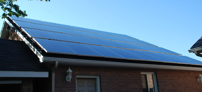 A picture of a solar farm near Arnprior